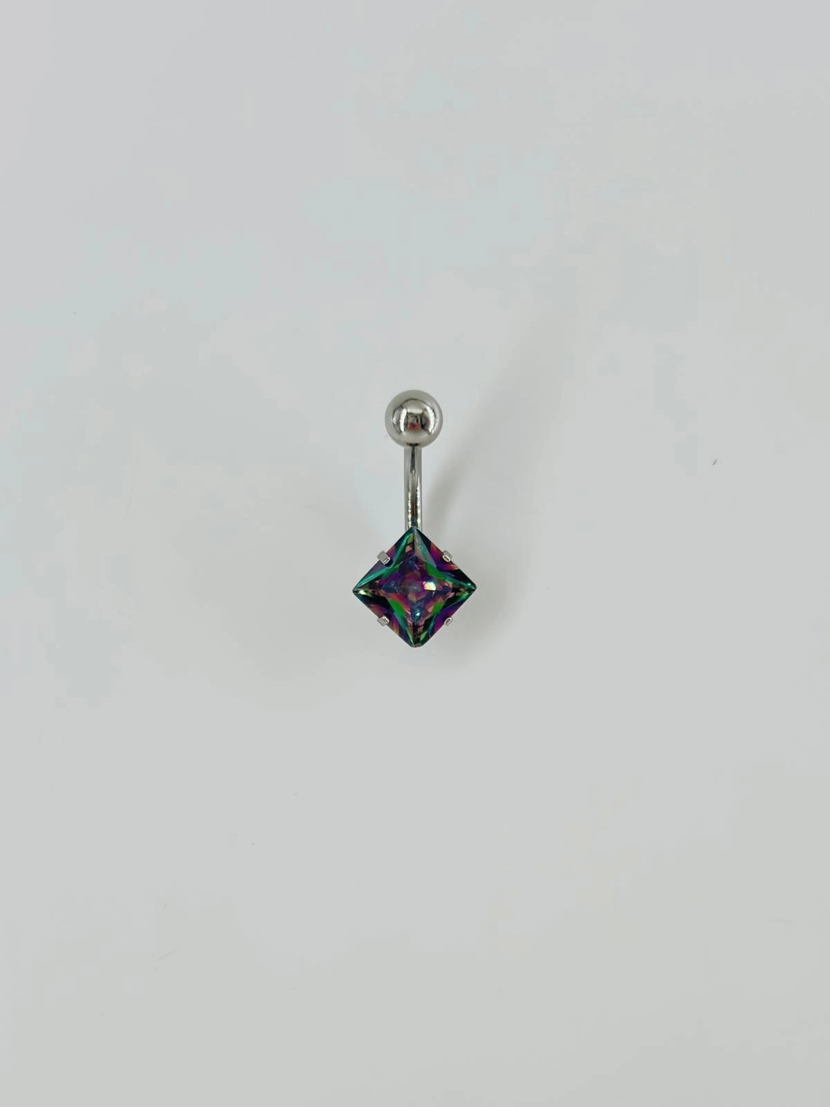 Mistik Topaz Taşlı Göbek Piercing