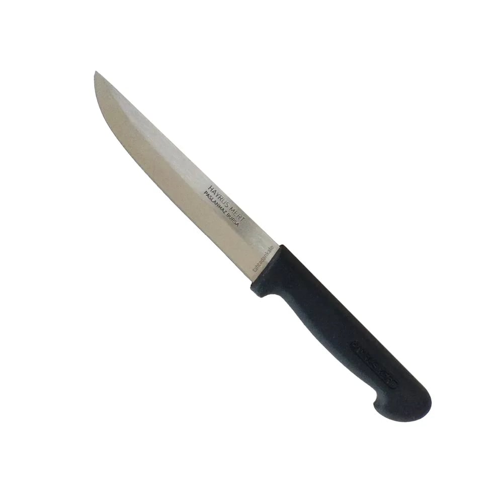 Paslanmaz Bursa Mutfak, Ekmek Bıçağı 15,5 Cm, Plastik Sap