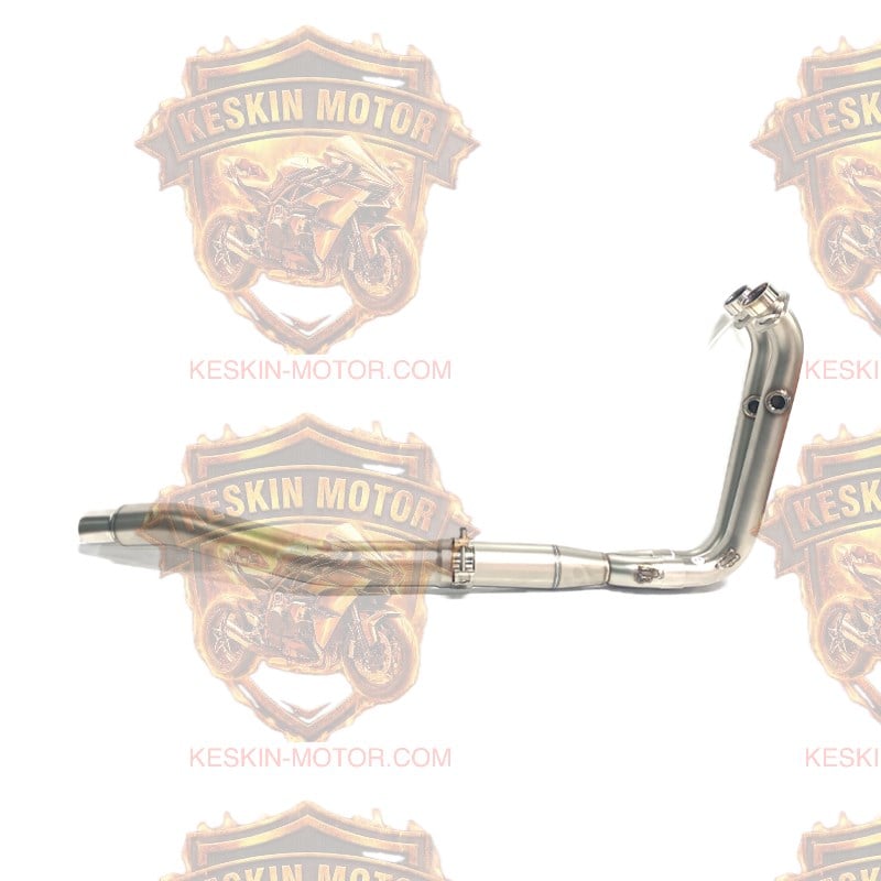 CFMOTO 450MT (2024+) Paslanmaz Çelik Performans Egzoz Manifoldu (Header Pipe)