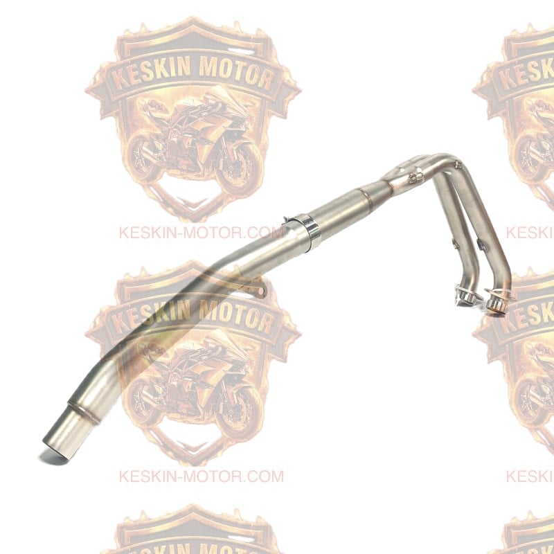 CFMOTO 450MT (2024+) Paslanmaz Çelik Performans Egzoz Manifoldu (Header Pipe)