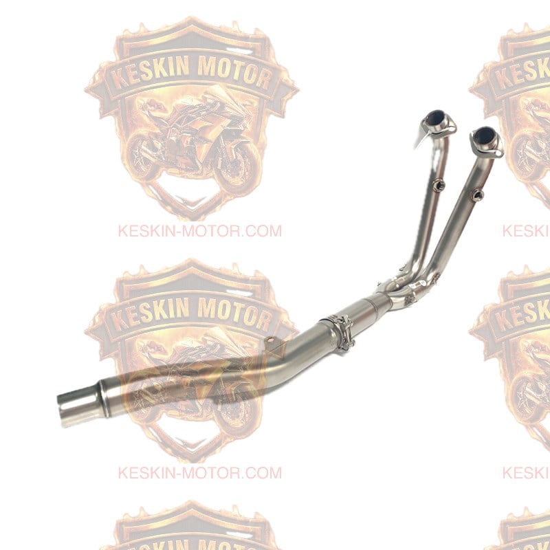 CFMOTO 450MT (2024+) Paslanmaz Çelik Performans Egzoz Manifoldu (Header Pipe)