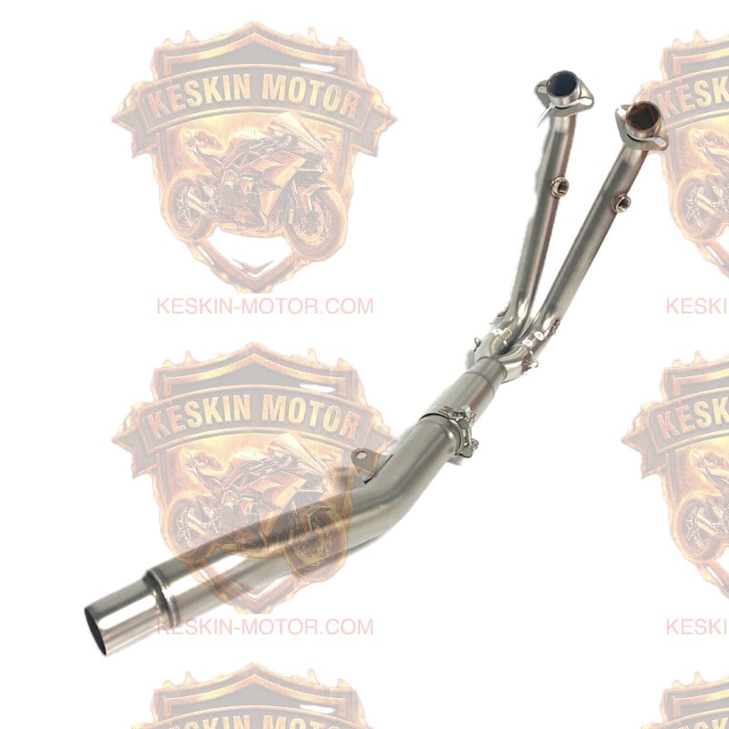 CFMOTO 450MT (2024+) Paslanmaz Çelik Performans Egzoz Manifoldu (Header Pipe)