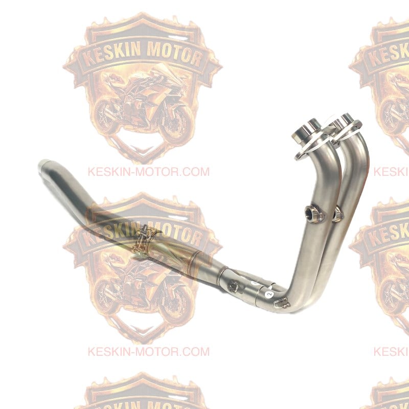 CFMOTO 450MT (2024+) Paslanmaz Çelik Performans Egzoz Manifoldu (Header Pipe)