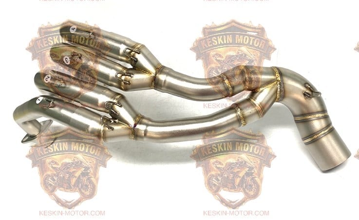 Honda CBR650R / CB650R Uyumlu Paslanmaz Çelik Egzoz Manifoldu (Header Pipe)