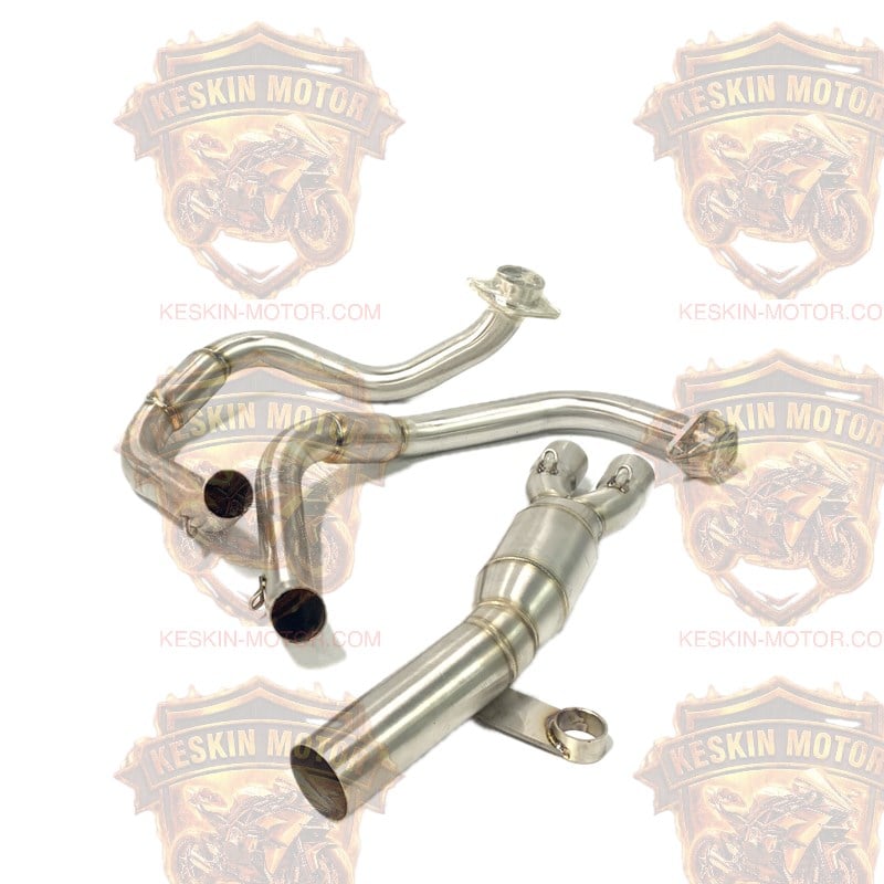 Suzuki GSX-250R Paslanmaz Çelik Performans Egzoz Manifoldu (Header Pipe)