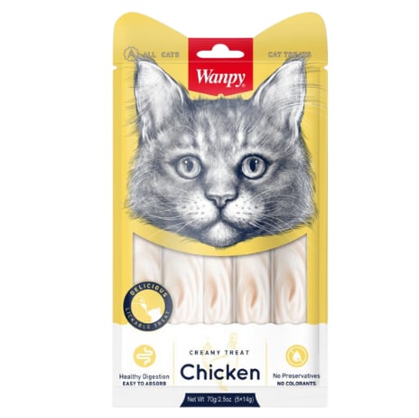 WANPY KEDI ÖDÜL TAVUKLU SIVI 5X14 GR