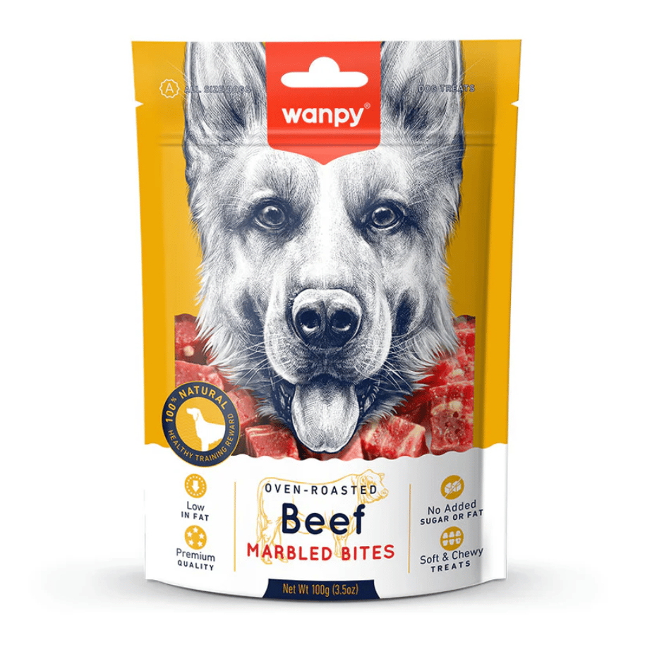 WANPY MARBLED BİTES BEEF 100 GR