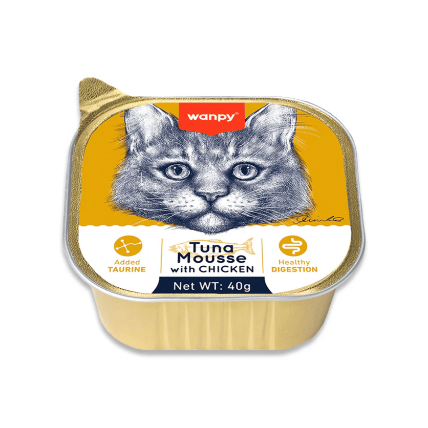 WANPY TON BALIKLI TAVUKLU YAŞ MAMA 40 gr