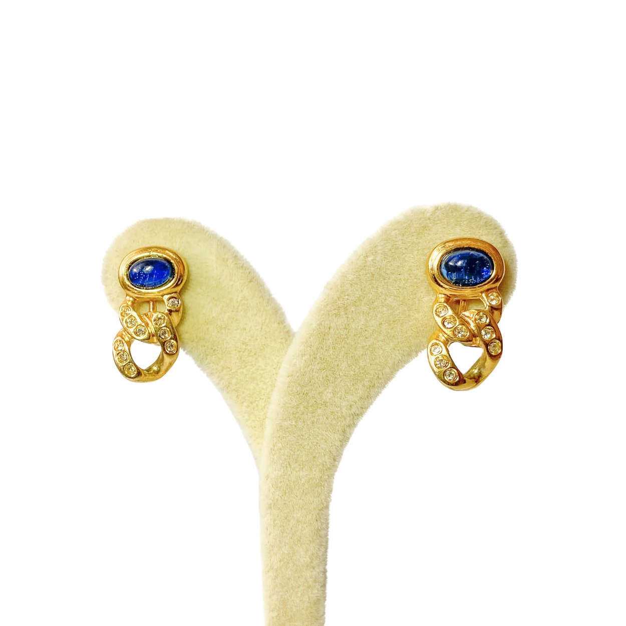 Lapis lazuli taşlı küpe