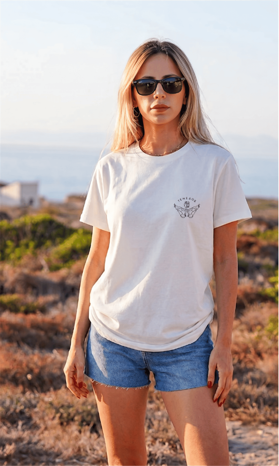 TENEDOS SLİM T-SHIRT EKRU
