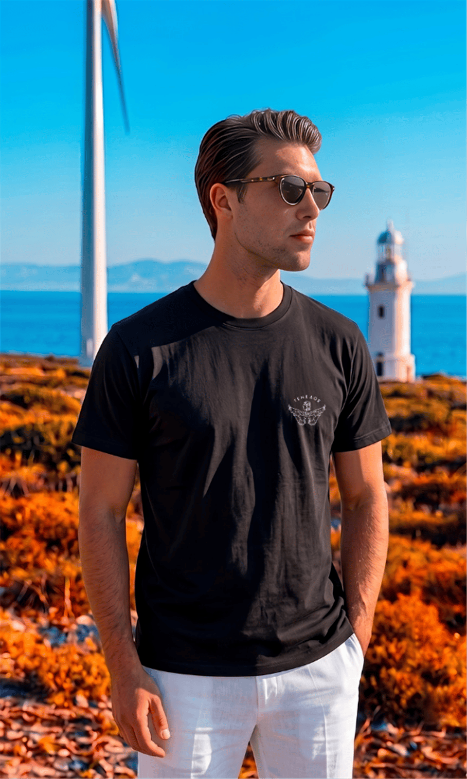 TENEDOS SLİM T-SHIRT SIYAH