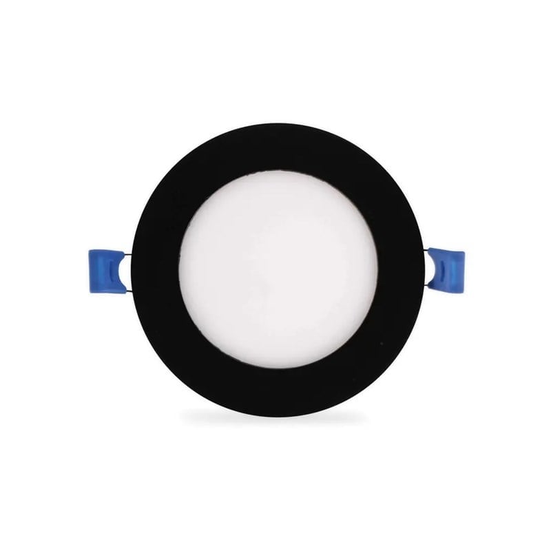 CATA 6 W Led Panel - Beyaz Işık (6500K) - Siyah Kasa - Yuvarlak - Sıva Altı - CT-5125B