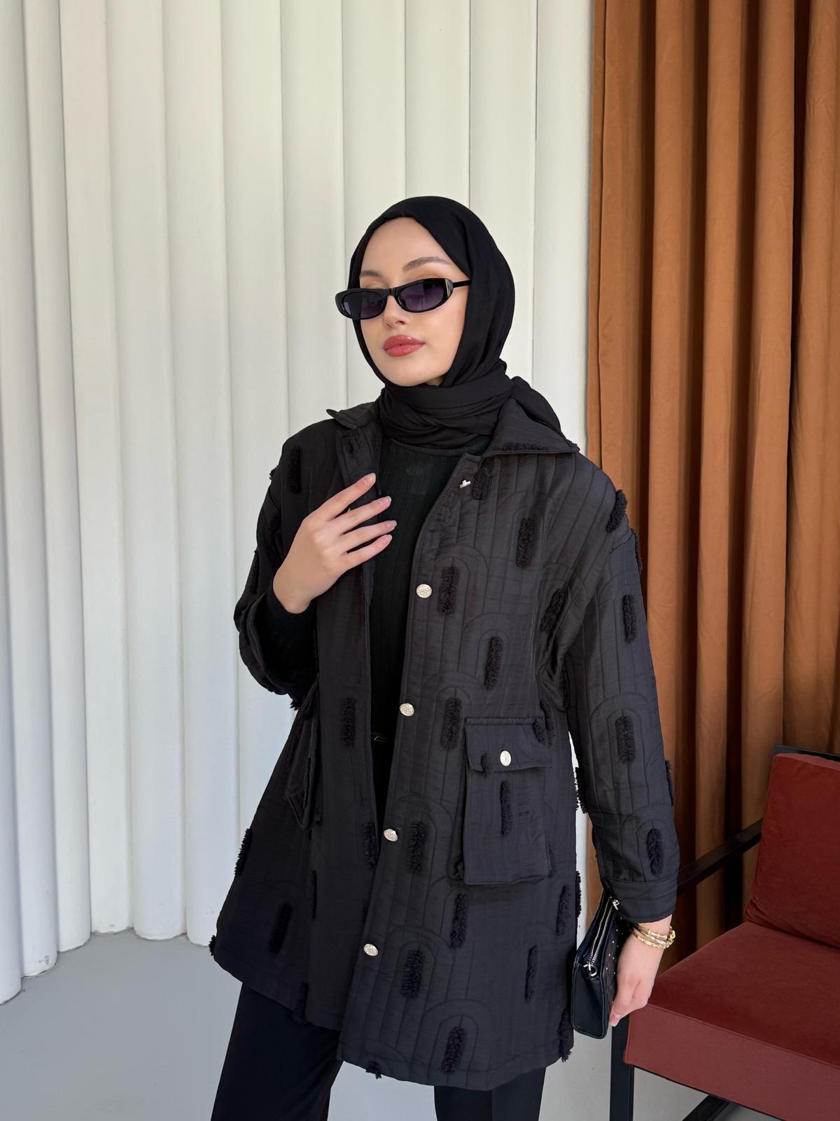 Kapi Ceket Siyah