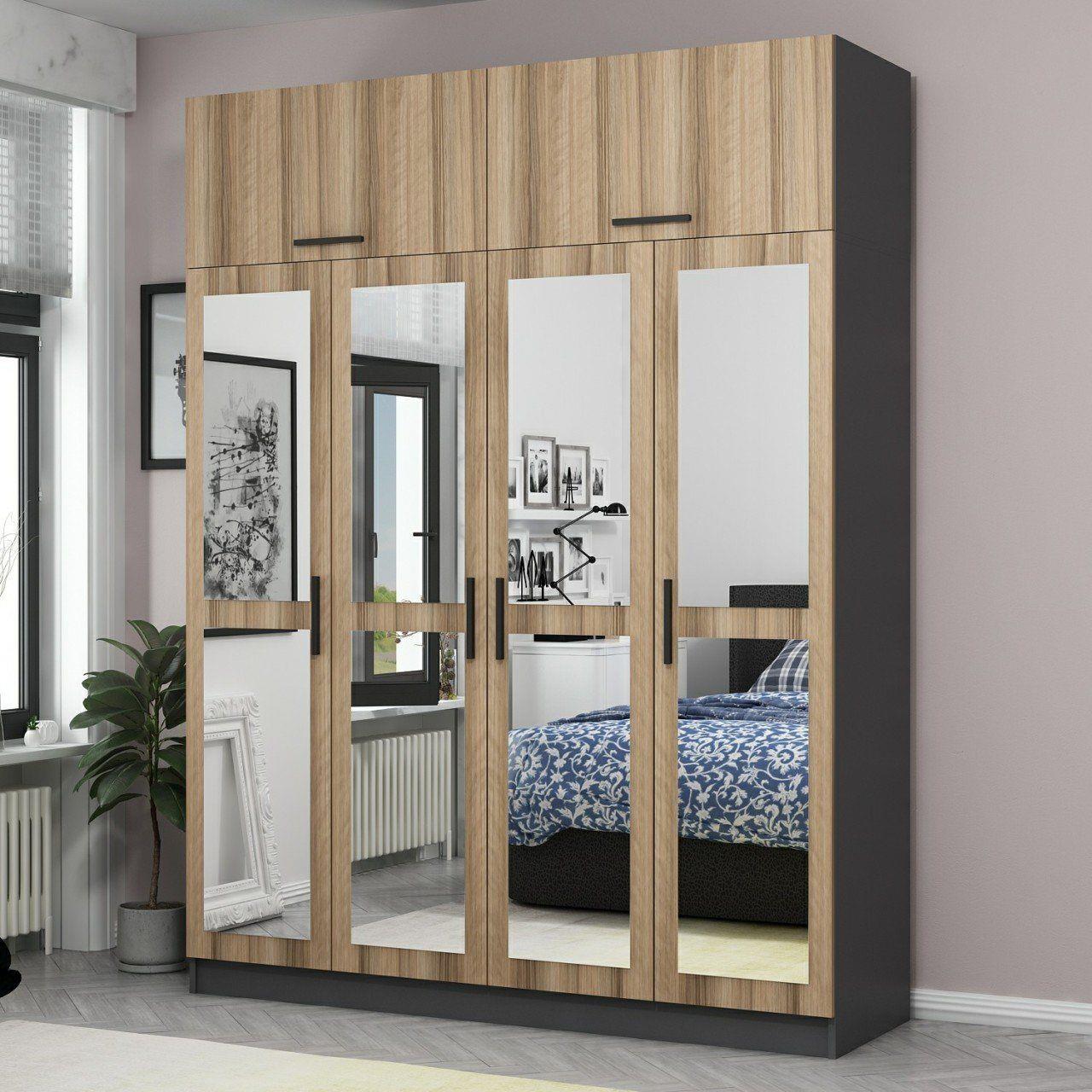 Minar Mutfak Modül Üst 2Dk1R 120Cm Dolap Byz Mebran C Antrasit