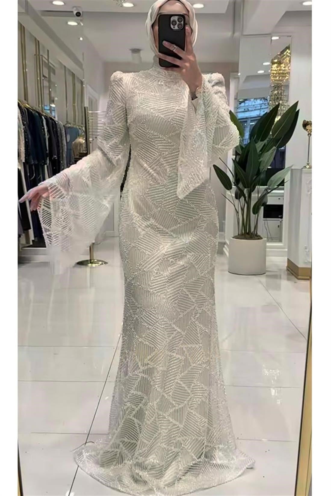 Pınar Şems Meriç Abiye Gold