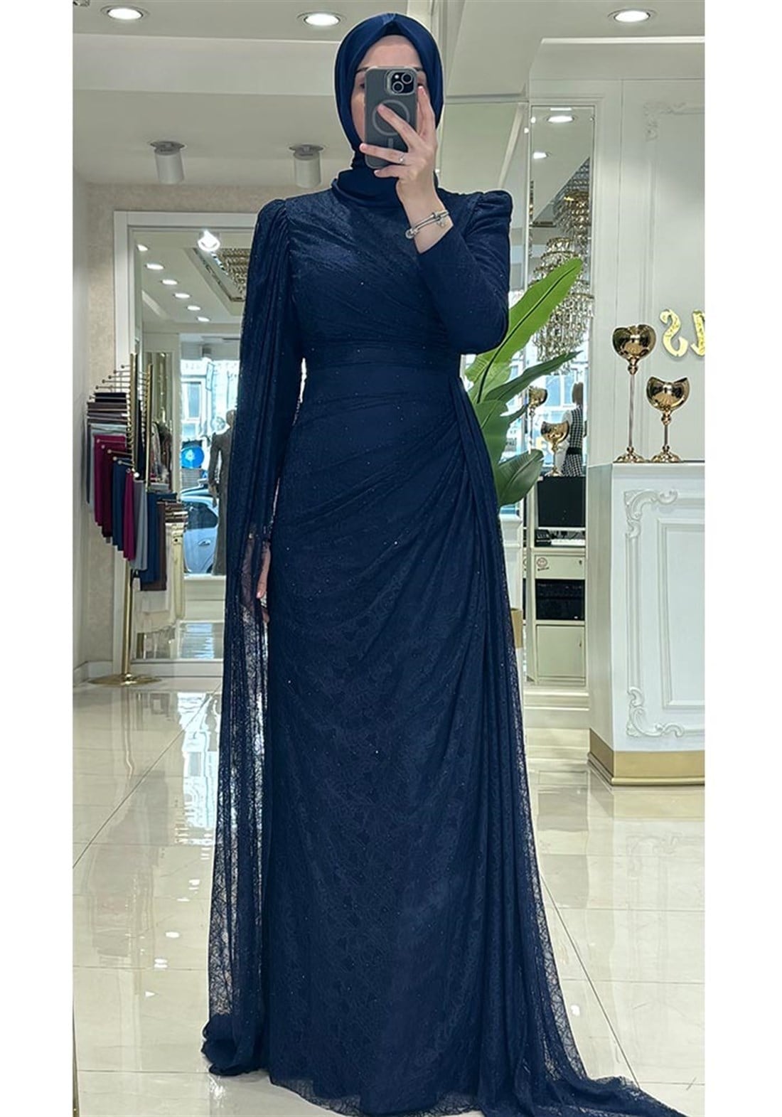 Pınar Şems Özdil Abiye Lacivert
