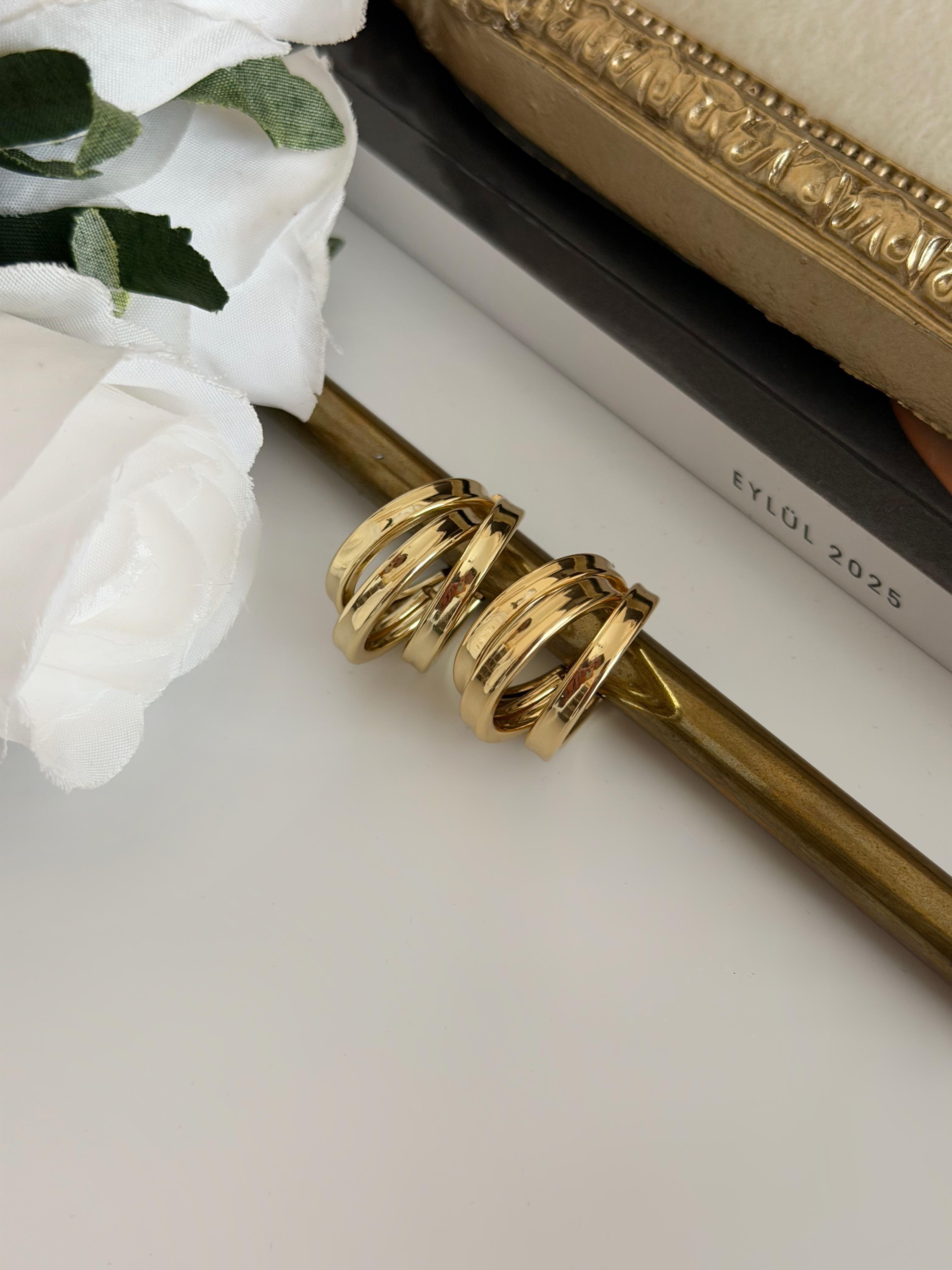 Basic Gold Küpe