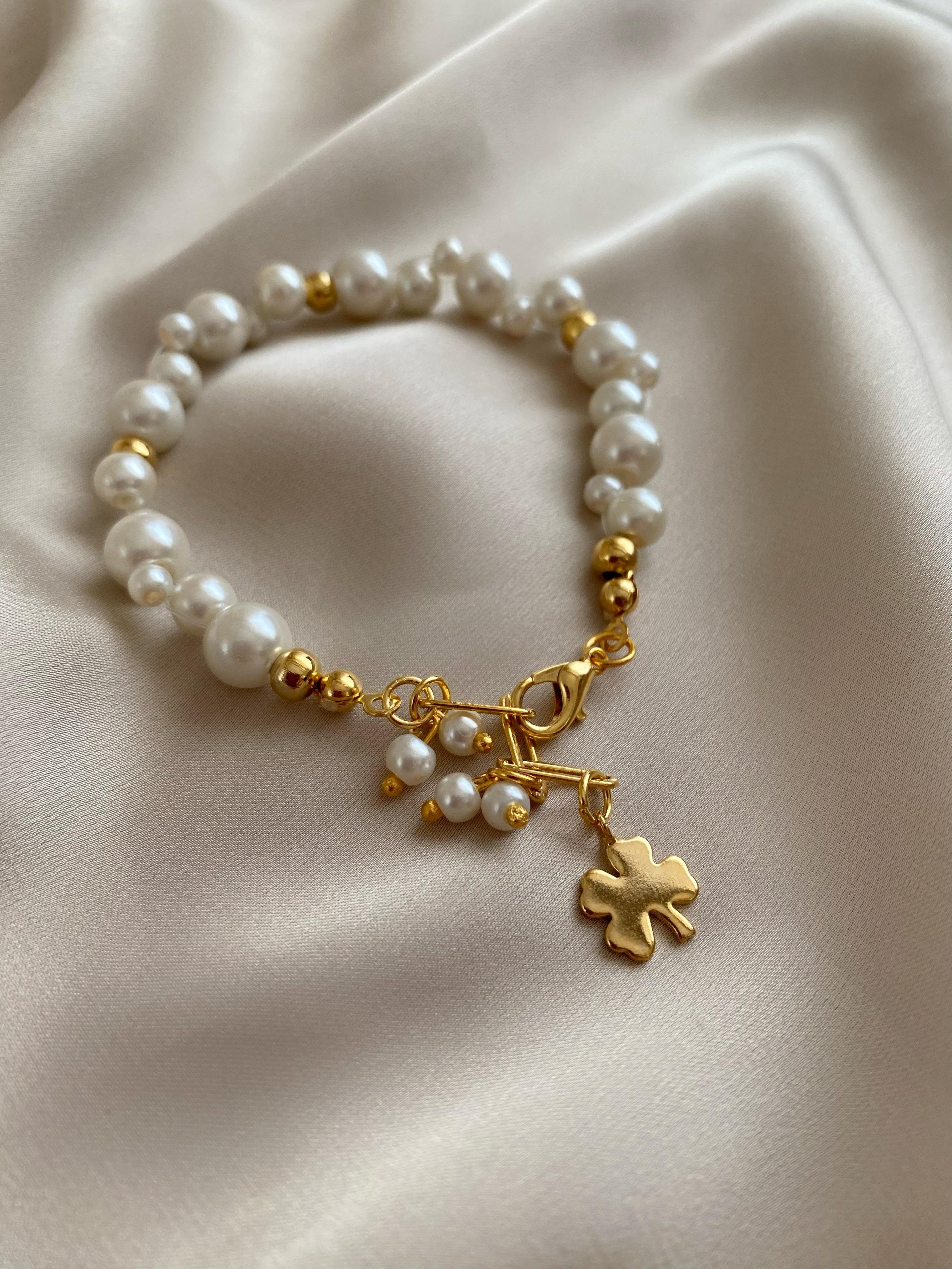 Liana | Örme İnci Charm Bileklik