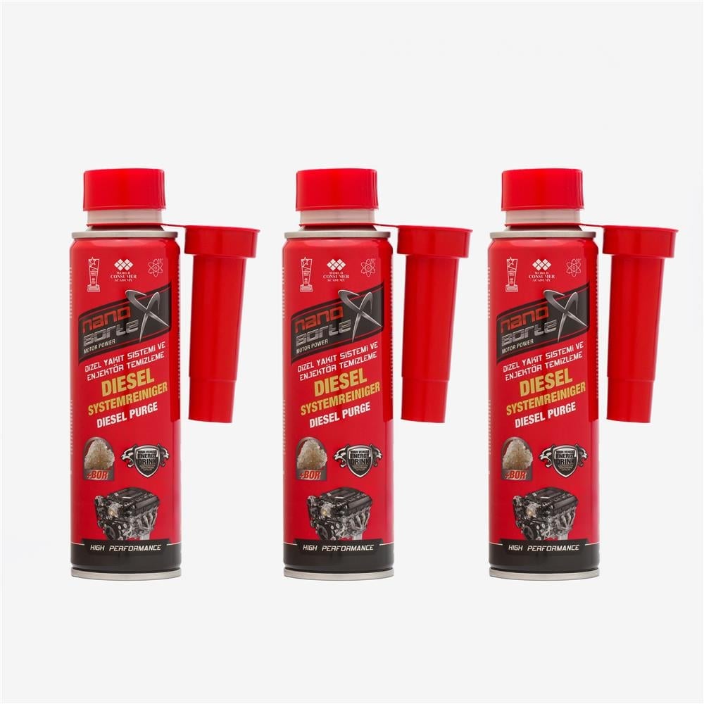 Nanobortex Dizel Yakıt Katkısı 300 Ml 3 Lü