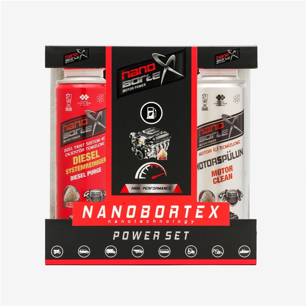Nanobortex Dizel Yakıt Katkısı - Motor İçi Temizleme 300 Ml