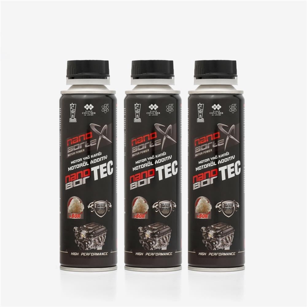 Nanobortex Motor Yağ Katkısı 300 Ml 3 Lü