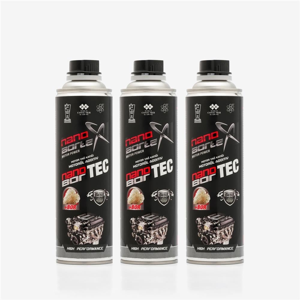 Nanobortex Motor Yağ Katkısı 600 Ml 3 Lü