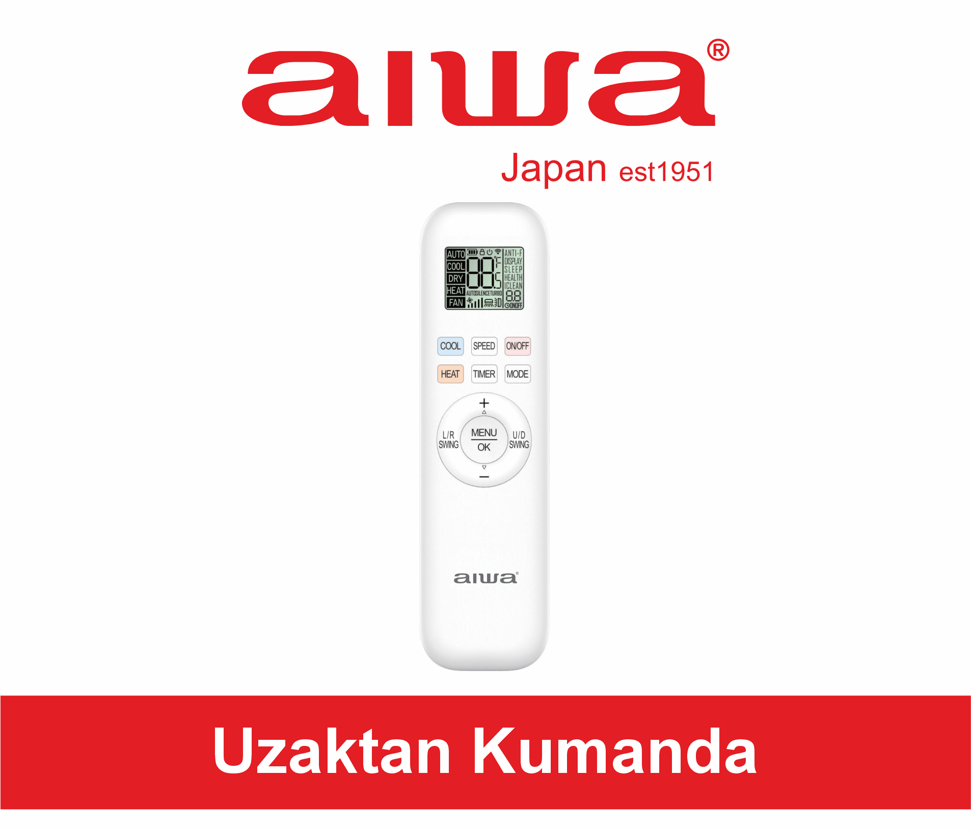 Aiwa Platinum Black Seris Duvar Tipi Split Klima