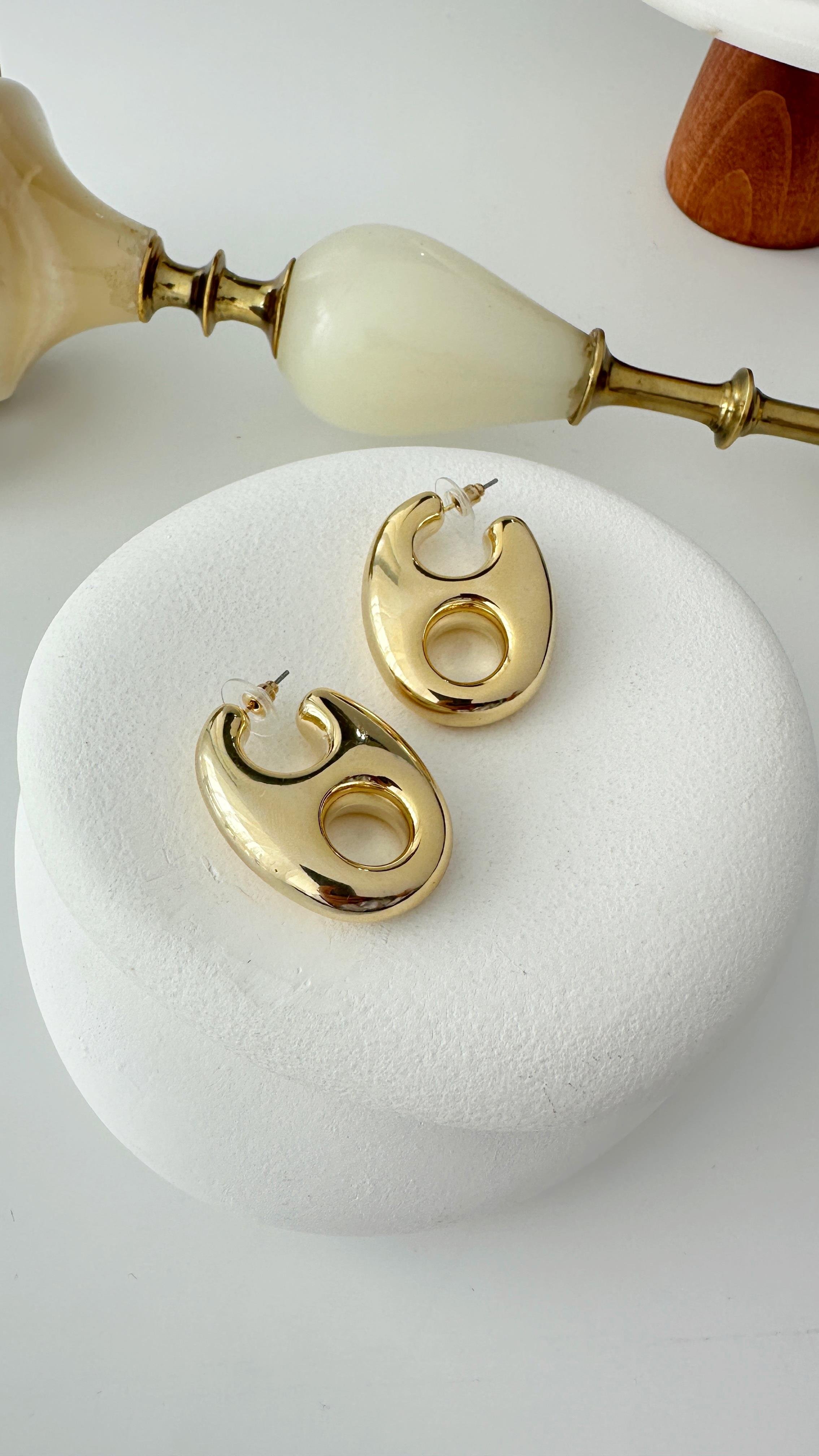 Büyük Gold Küpe