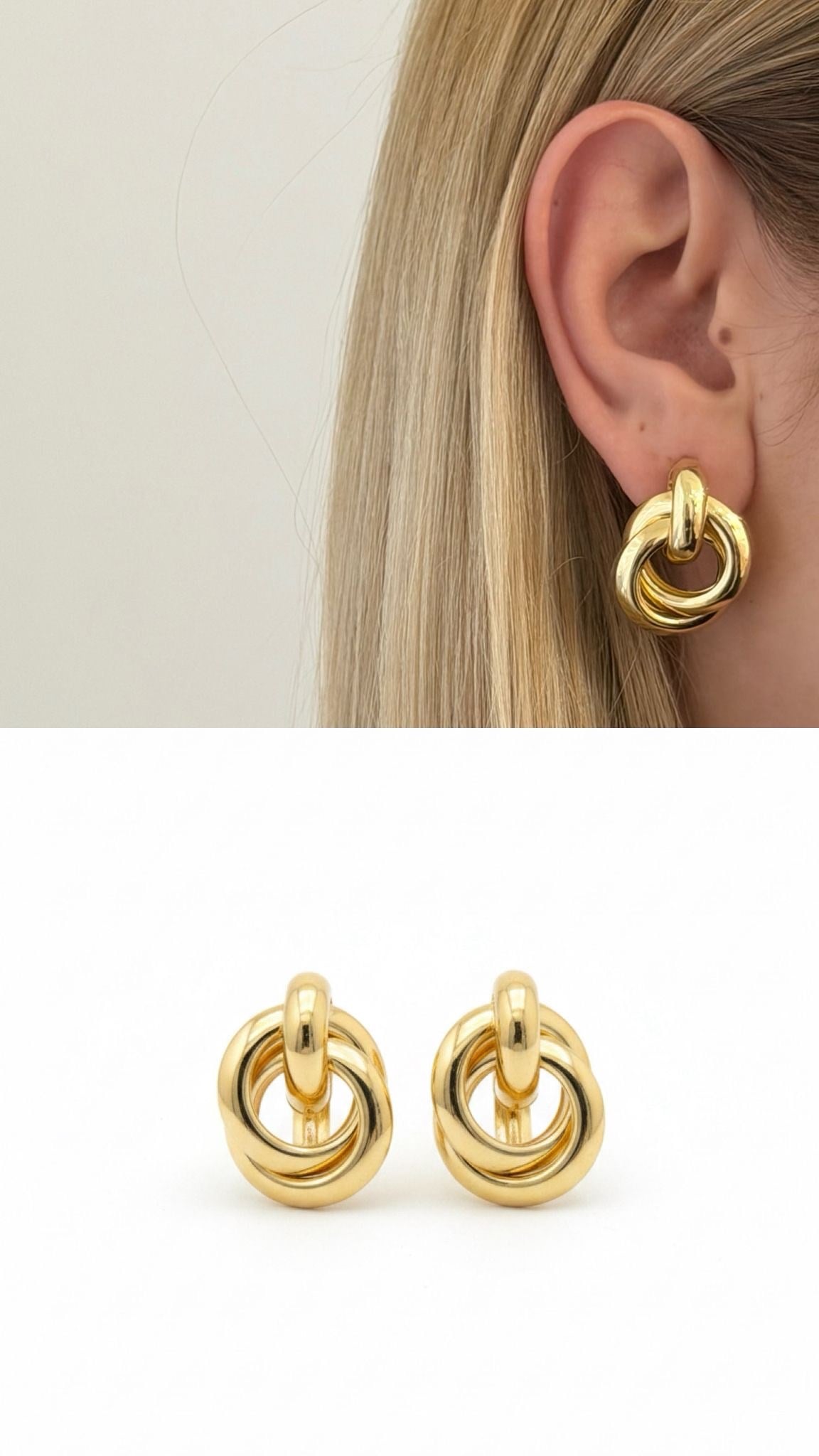 Gold Küpe