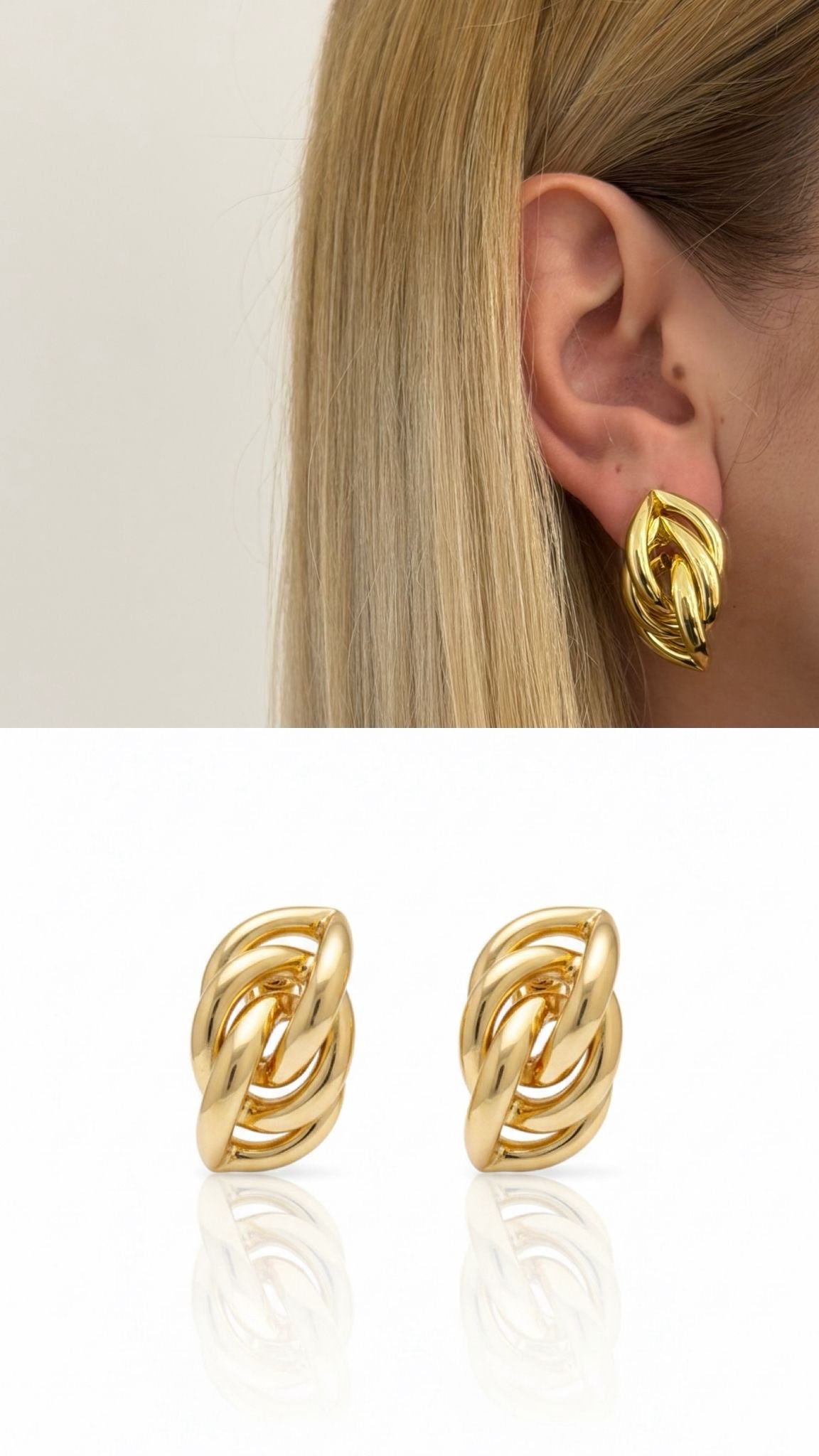 Gold Küpe