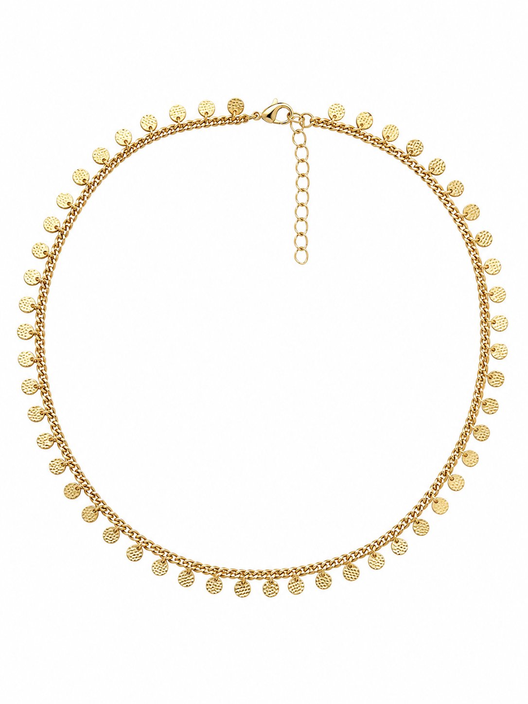 Gold Pul Detaylı Kolye