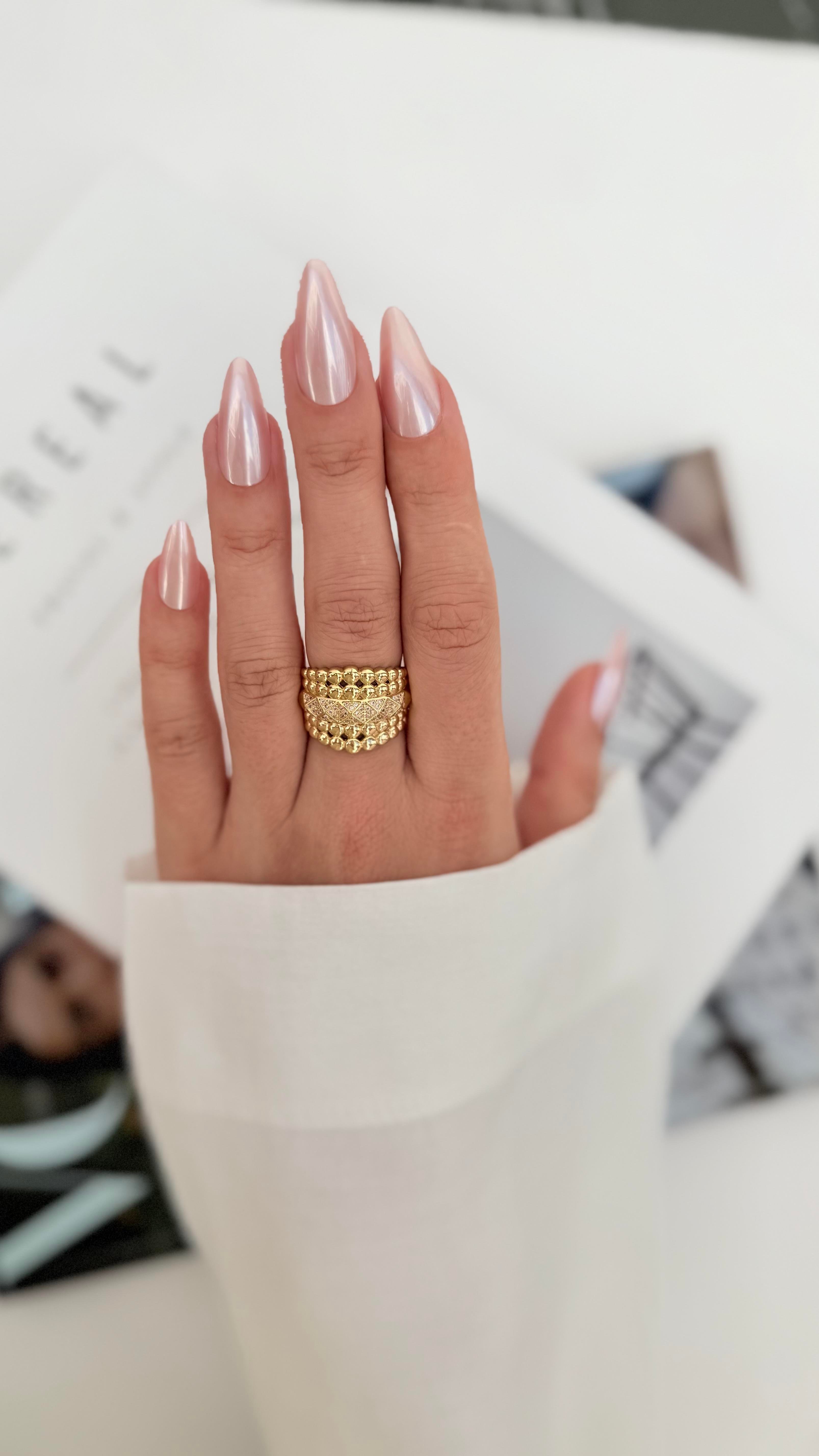 Özel Seri  Vintage Gold Yüzük