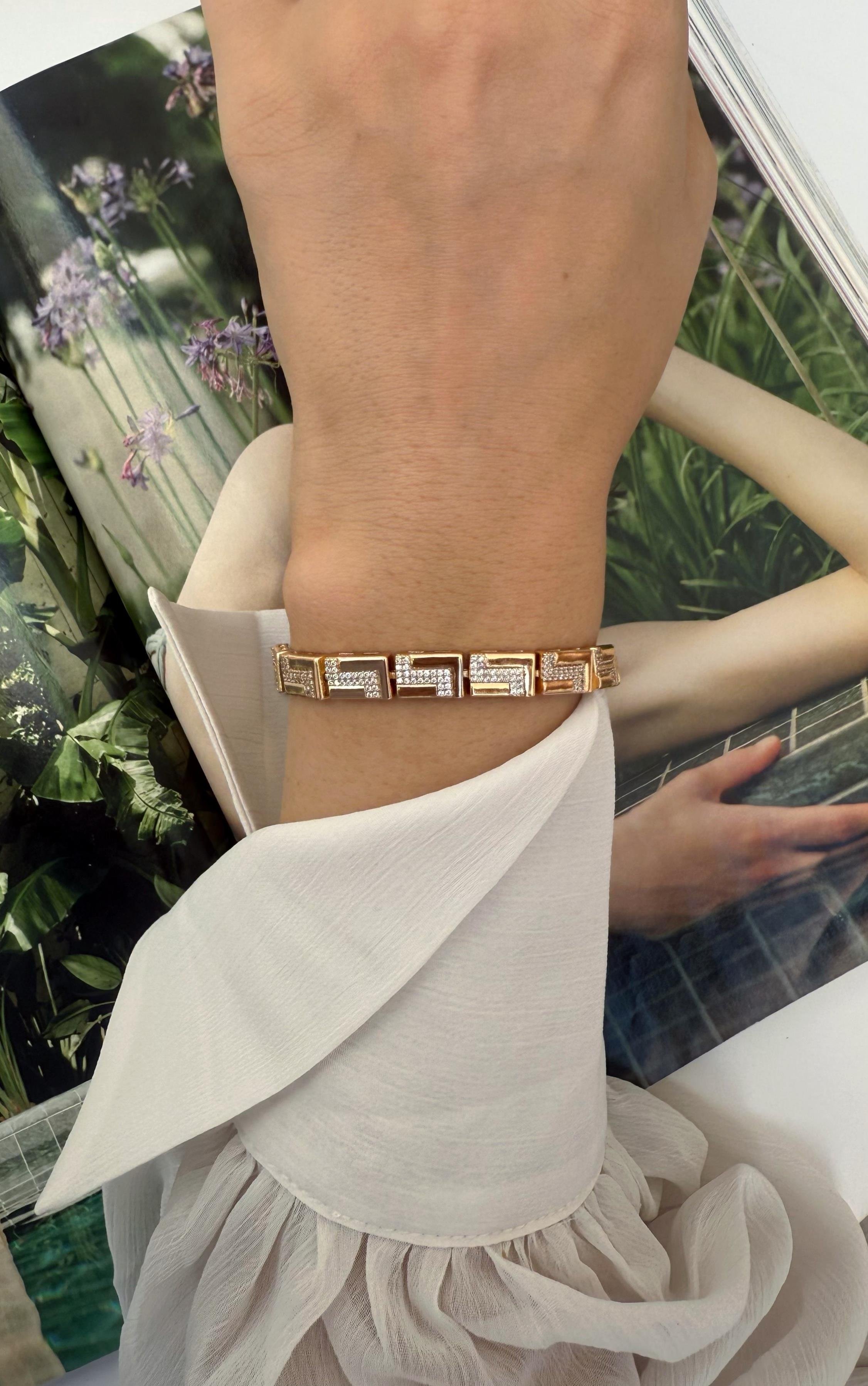 Rose Zirkon Taşlı Bleklik