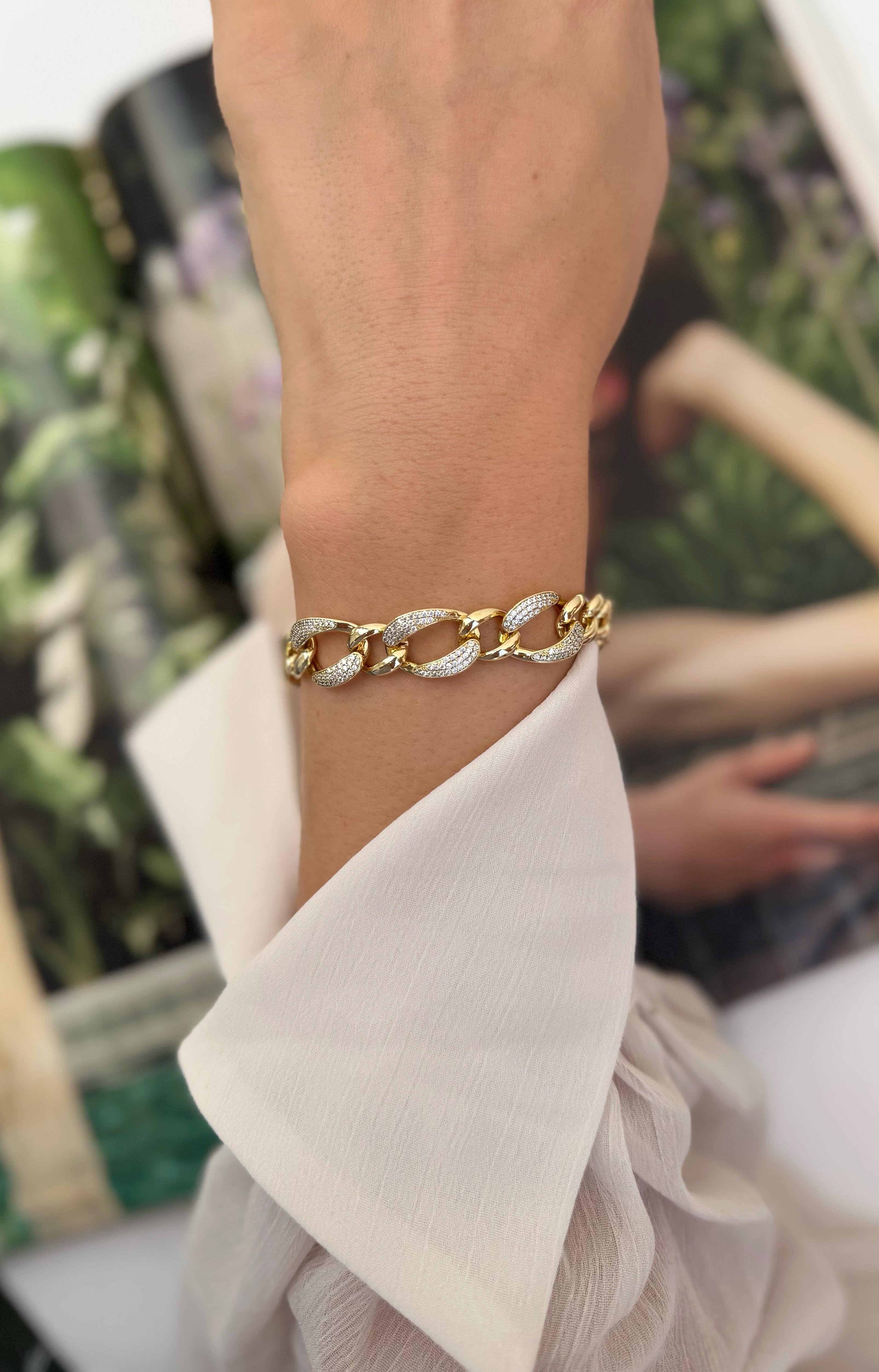 Xuping Gold Zirkon Taşlı Bileklik