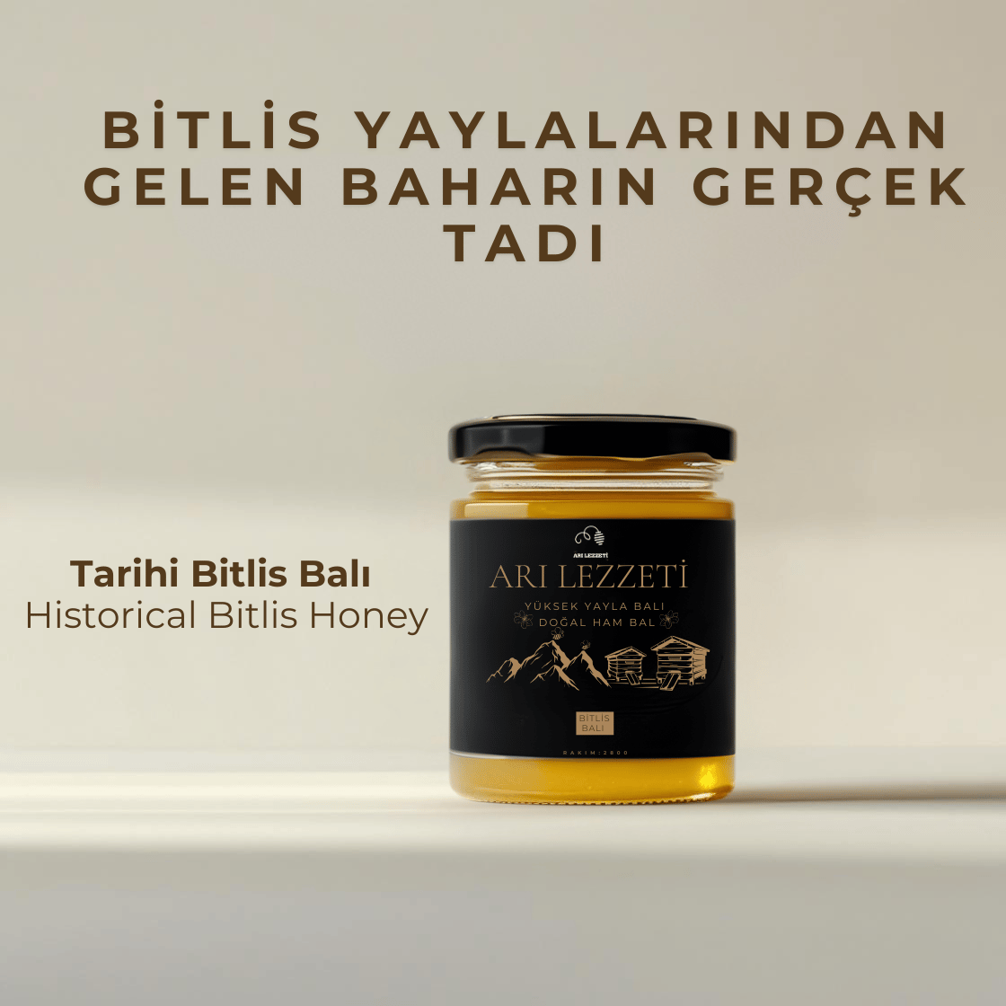 Arı Lezzeti Bahar Balı Yüksek Yayla Hasadı – %100 Doğal & Katkısız Spring Honey