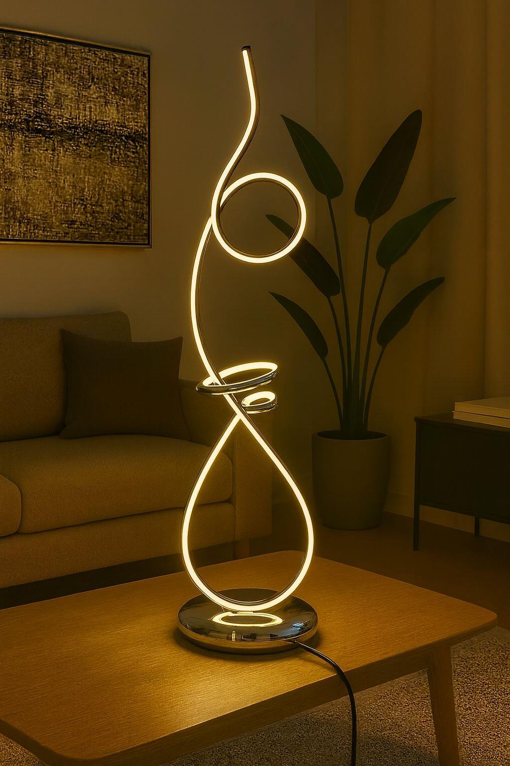 LEDLİ LAMBADER VORTEX KROM
