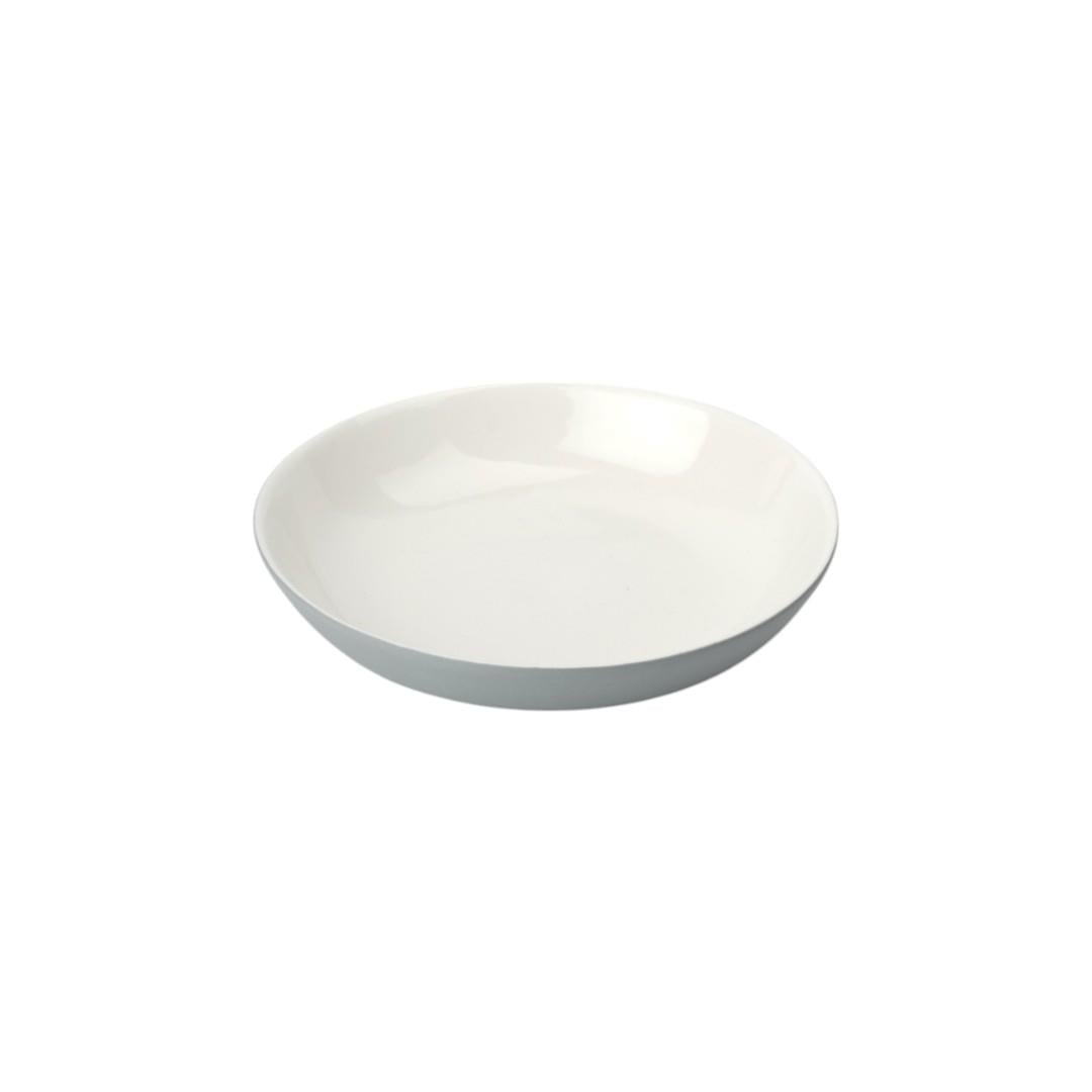 Çukur Yemek Tabağı Gri & Beyaz