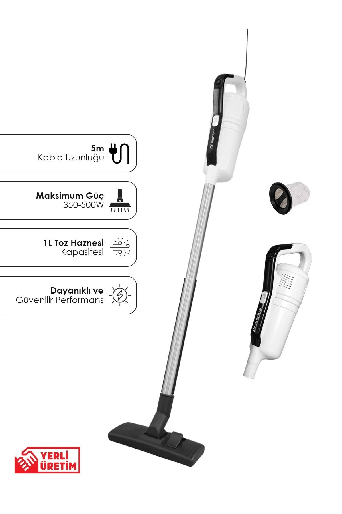 EK012 Torbasız Dikey Elektrikli Süpürge