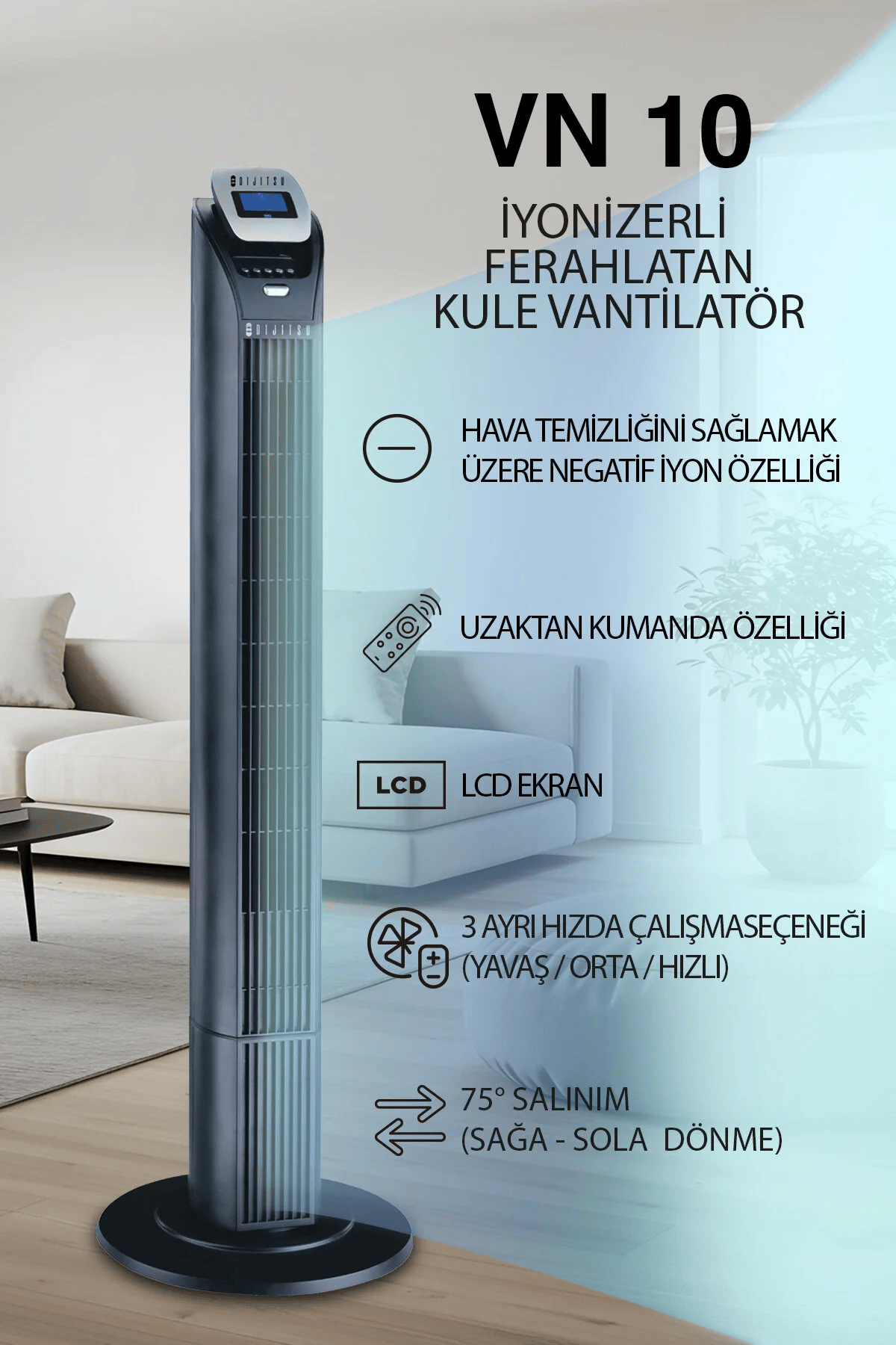 Vn10 Kule Tipi Vantilatör