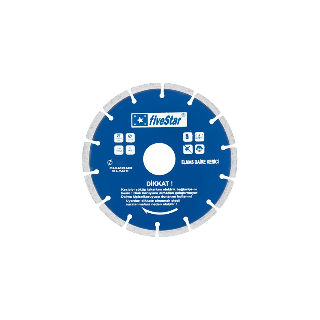 Fivestar Elmas Testere Segmentli 230 mm