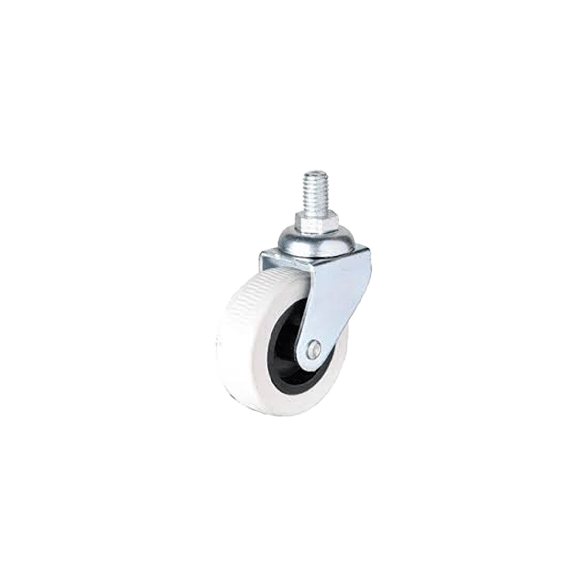 Hts 50*20 Gri Vidalı Dönerli Plastik Teker 52 mm