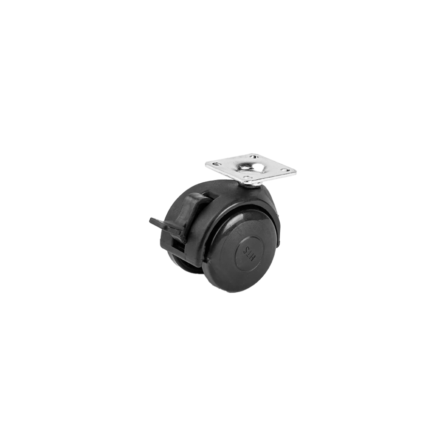 Hts Büyük Tablalı Frenli Plastik Teker 48 mm
