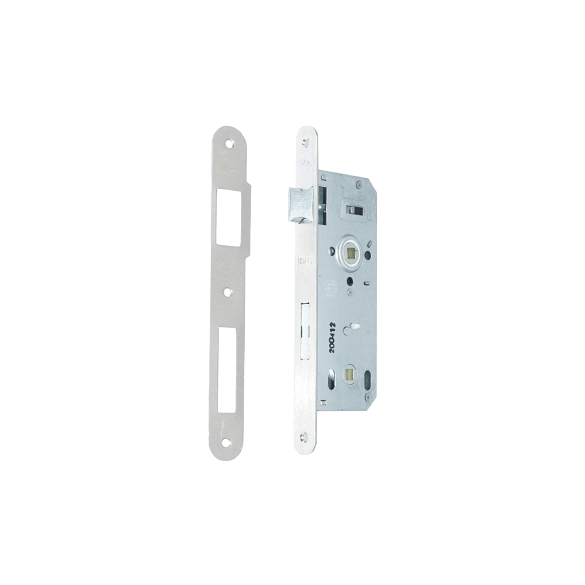Kale Banyo Wc Kilit Rozet Delikli Nikel 40 mm