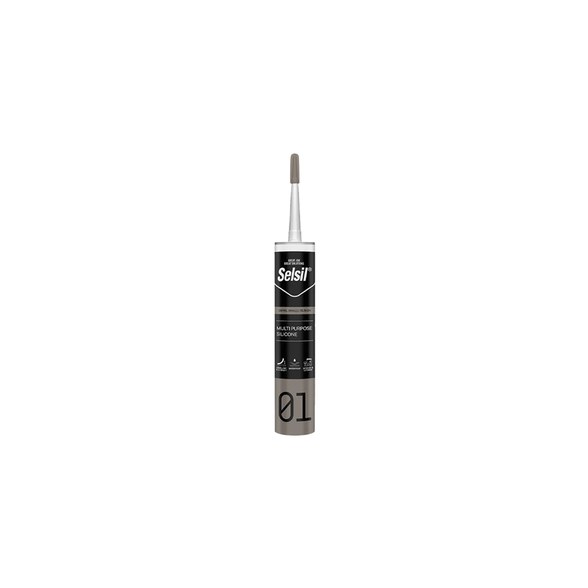 Selsil Genel Amaçlı Silikon Şeffaf 280 gr