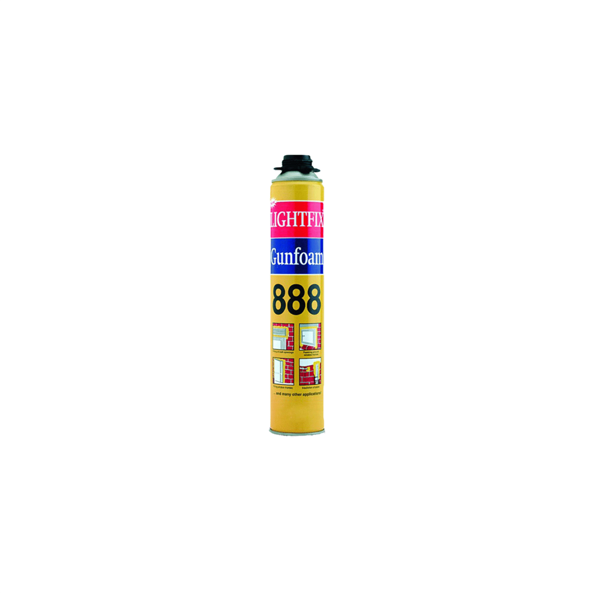 Soudal Lightfix 888 PU Tabancalı Köpük Sarı 750 ml
