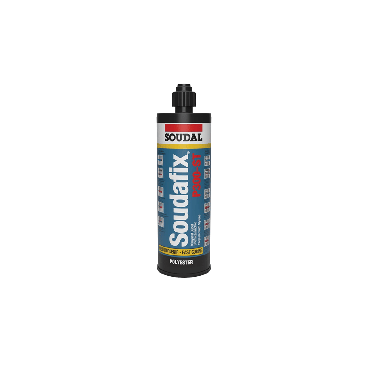 Soudal Soudafix P300-St Kimyasal Dübel Gri 345 ml