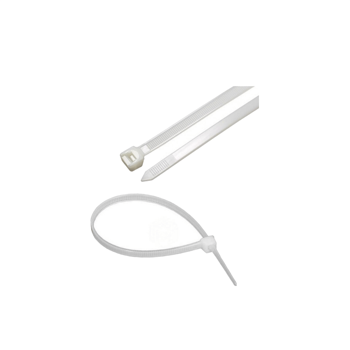 Tork Kablo Bağı Plastik Cırt Kelepçe Beyaz 2,5*150