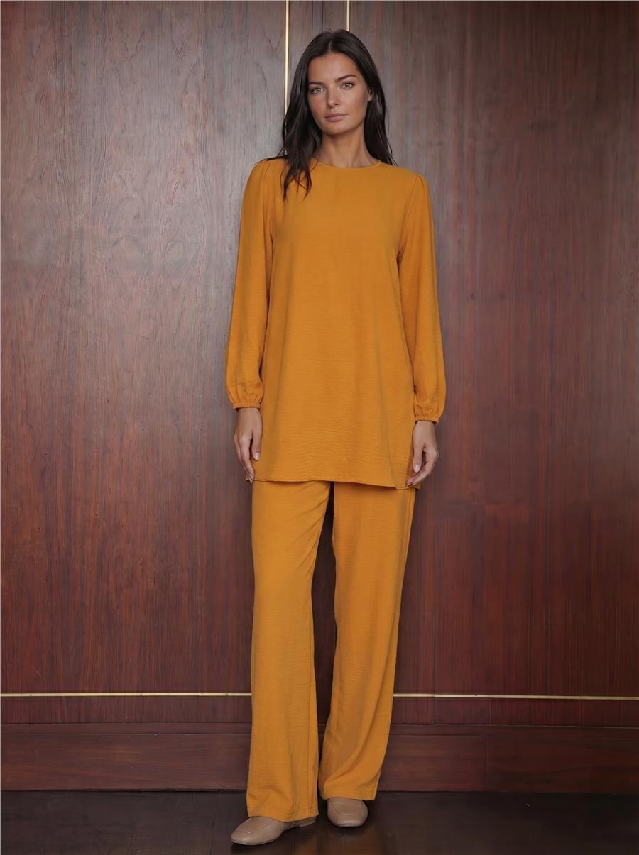 Hardal Tunik Pantolon İkili Takım
