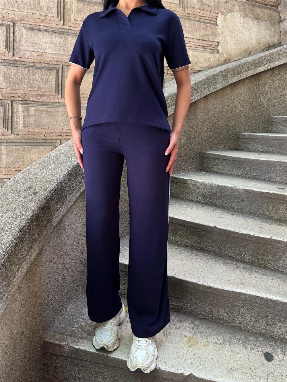Laci Polyester Elastan Polo Yaka Takım