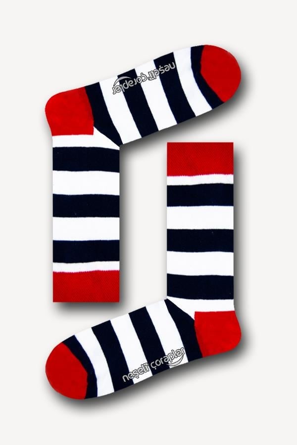 Modern Çember Renkli Unisex Çorap